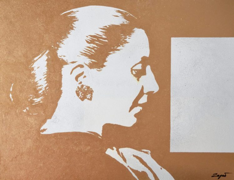 Inauguran una exposición de arte sobre Eva Duarte de Perón