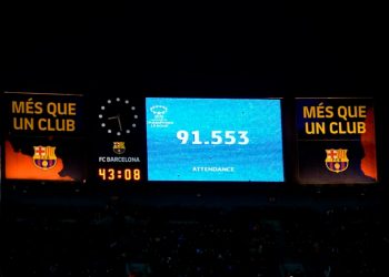 Récord mundial de asistencia en Barcelona-Real Madrid