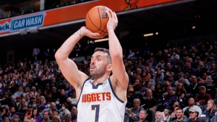 Campazzo jugó poco en la derrota de los Nuggets ante Celtics