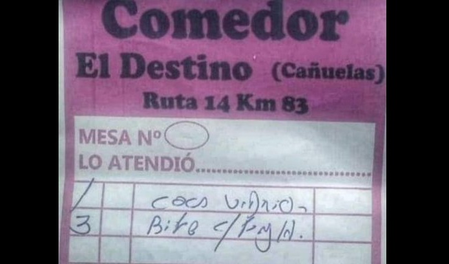 Bomberos que combatieron el fuego en Corrientes recibieron una sorpresa al ir a comer a una parrilla