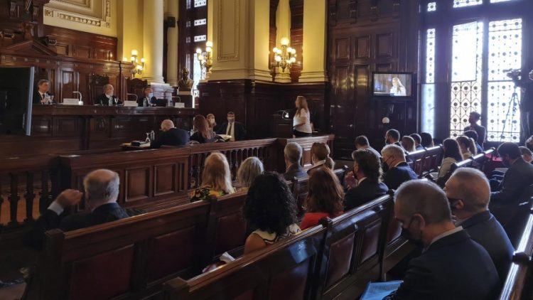 Hoy se llevará a cabo la segunda jornada en el Palacio de Justicia.