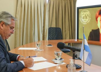Alberto Fernández dialogó con Georgieva ante de la reunión con el FMI para aprobar el acuerdo