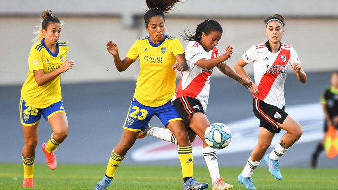River y Boca empataron en el Superclásico femenino