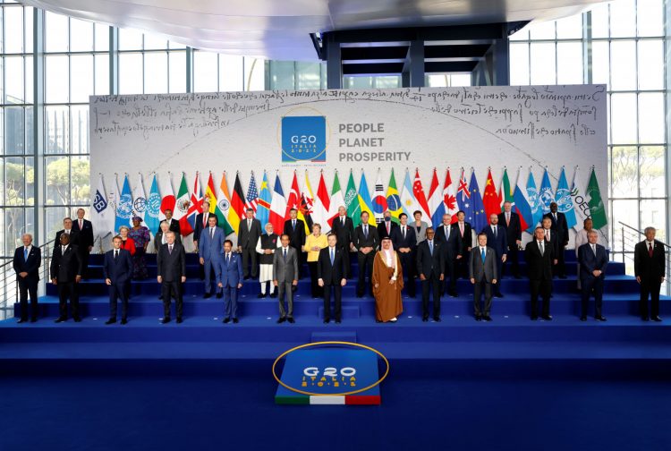 El crecimiento de los países del G20 se ralentiza