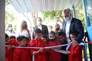 Inauguraron nueva aula en Los Plátanos