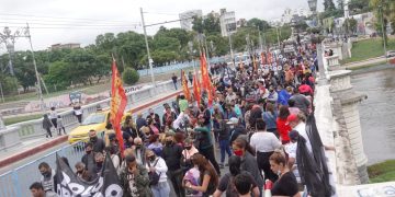 Se movilizaron contra el «ajuste»