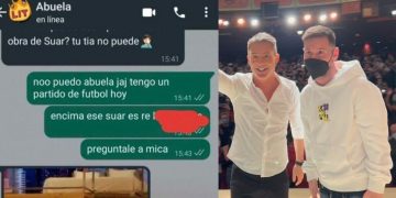 Rechazó una invitación de su abuela para ir al teatro y se perdió de conocer a Lionel Messi