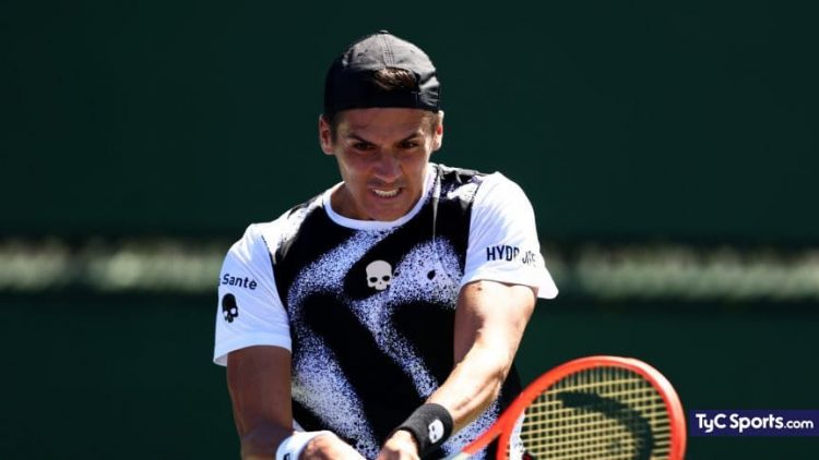 Coria sufrió a Evans y quedó eliminado en Indian Wells