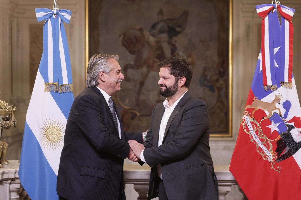 Boric destacó la "visiones de mundo" en común con la gestión de Fernández