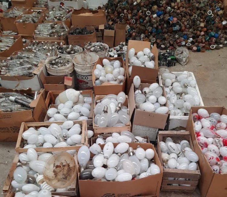 El municipio recicló 55 toneladas de luminaria vieja para su reutilización
