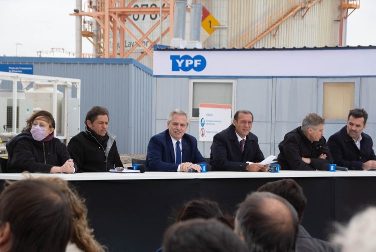 Fernández en el lanzamiento del gasoducto Néstor Kirchner: “En Vaca Muerta hay gas para 200 años”