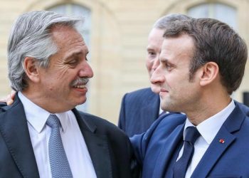 Alberto Fernández apoyó por redes a Macron para el balotaje
