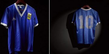 Arrancó la subasta por la camiseta de Maradona: ofrecieron US$ 5,2 millones