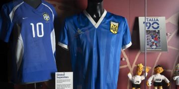 Subastarán la camiseta que Maradona usó frente a Inglaterra en México´86