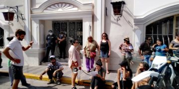 Denuncian un posible desalojo del acampe en autovía ruta 5