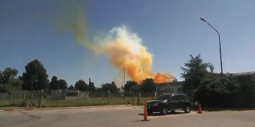 La planta de ácido nítrico de Río Tercero sufrió un escape de vapor