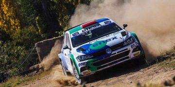 Marcos Ligato, el ganador del Rally Argentina en Mina Clavero