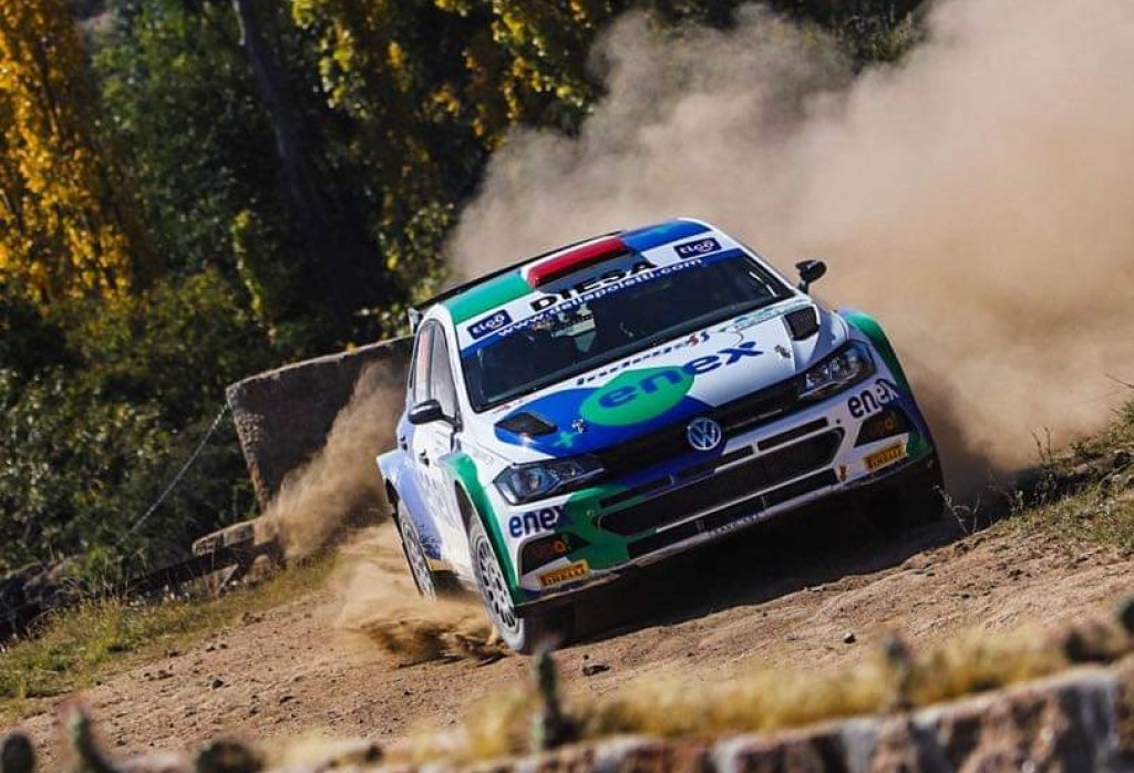 Marcos Ligato, el ganador del Rally Argentina en Mina Clavero