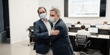 Con la mira en 2023, Llaryora y Llamosas estrechan vínculos