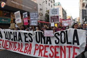 Docentes marcharon en Córdoba a 15 años del asesinato de Fuentealba