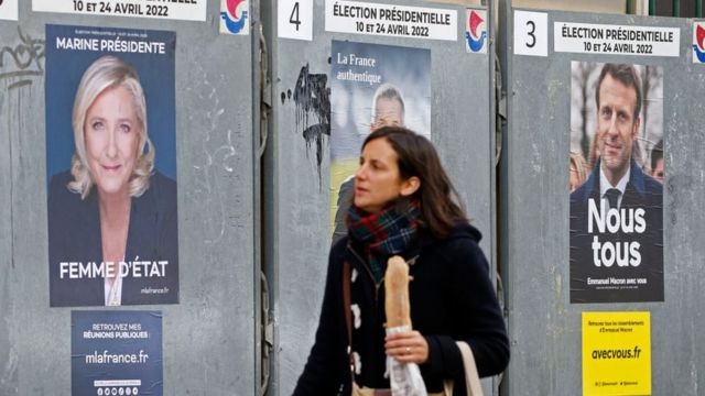 Le Pen y Macron miden fuerzas en el balotaje para llegar a la presidencia