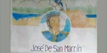 Les pidió a sus alumnos una biografía de San Martín y presentaron un perfil de Facebook sobre el patriota