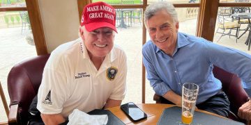Trump y Macri se reunieron para almorzar en Estados Unidos