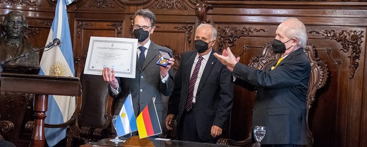 Honoris Causa en la UNC para el alemán Von Bogdandy