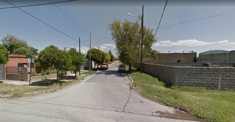 Bucarest 4200, la zona donde habría ocurrido el tiroteo.