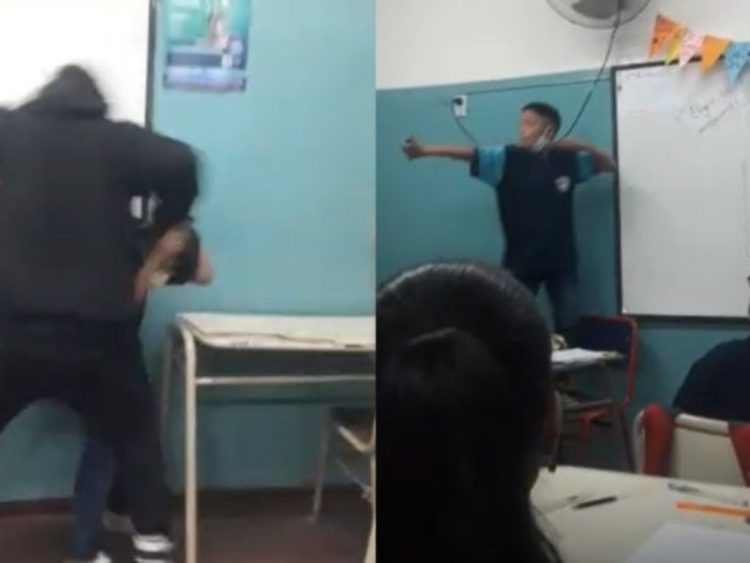 Un alumno víctima de bullying se reveló y golpeó brutalmente a su acosador