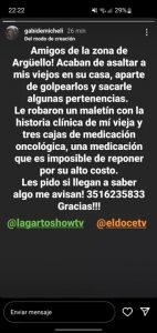 En un violento robo, delincuentes sustrajeron medicamentos oncológicos de una jubilada