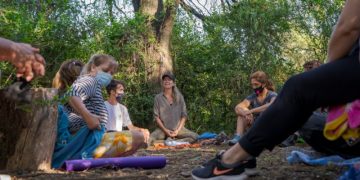 Comenzaron las Jornadas de meditación en parques de la ciudad