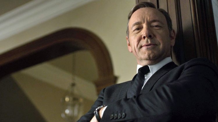 Kevin Spacey haciendo de Frank Underwood en House of Cards