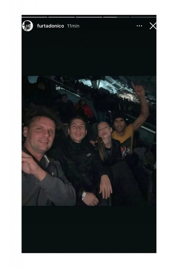 La foto de Nico Furtado y Ester Espósito en el recital de La Renga que fue tendencia