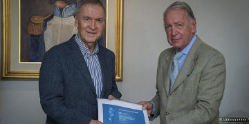 Schiaretti recibió al titular de la Unión Industrial Argentina, Funes de Rioja