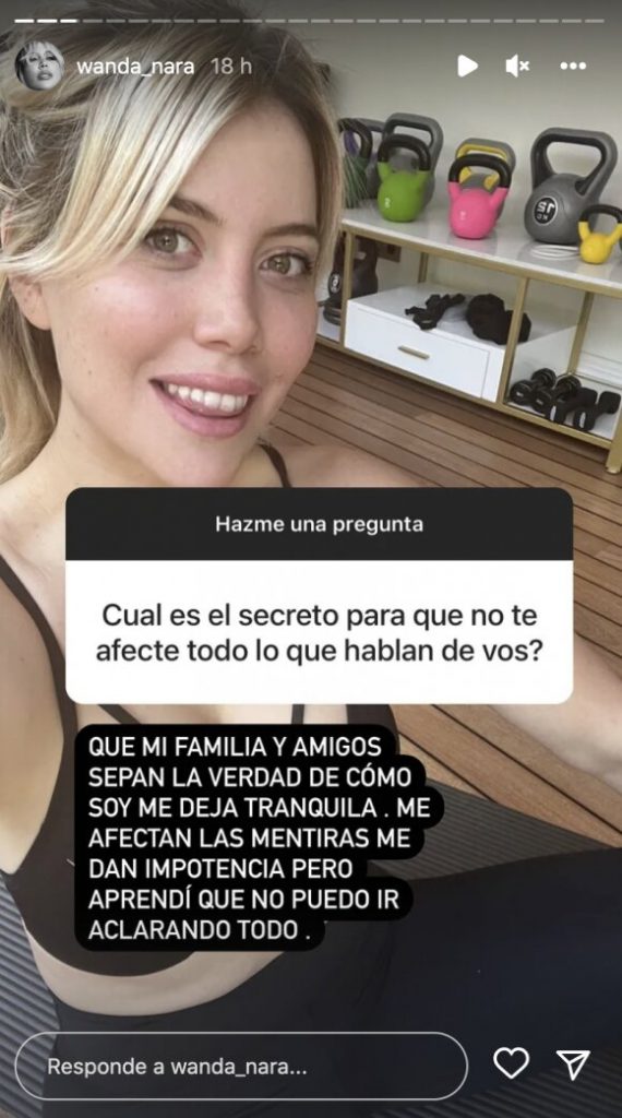 Wanda Nara sobre los rumores de su vida: "Me dan impotencia"