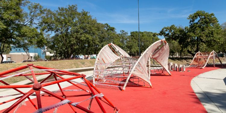 Avanzan la primera etapa de las obras de recuperación del Parque Sarmiento