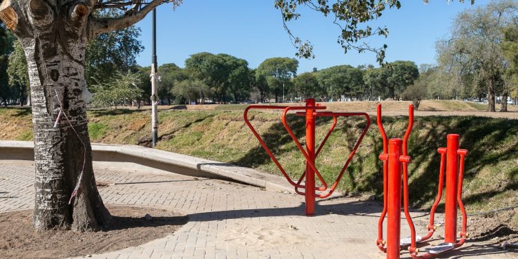 Avanzan la primera etapa de las obras de recuperación del Parque Sarmiento