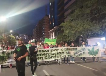 Se realizó en Córdoba la marcha mundial de la marihuana