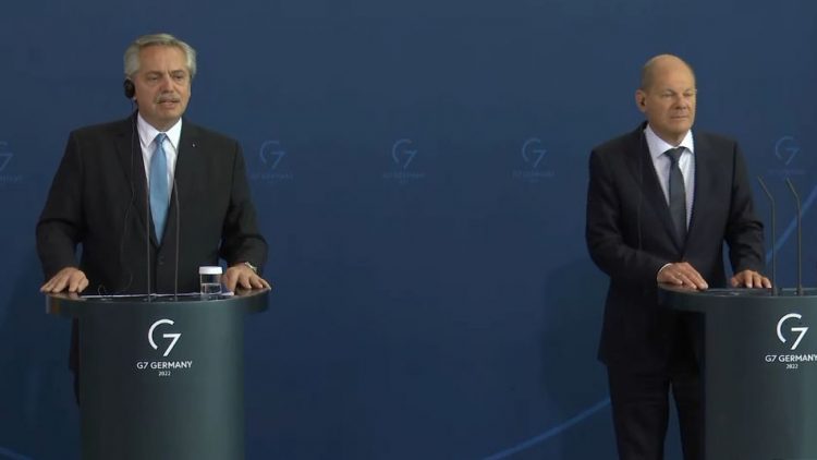 Tras la reunión con Fernández, Scholz consideró que Argentina es un "socio fiable"