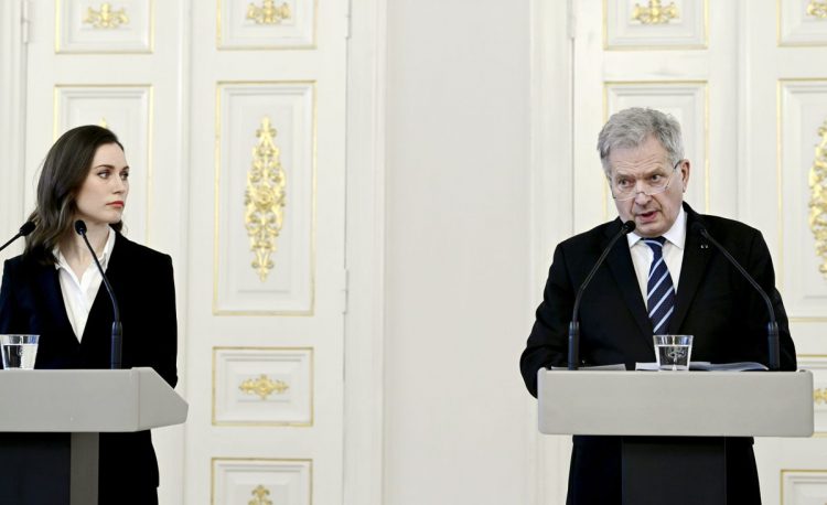Sanna Marin y Sauli Niinisto, primera ministra y presidente de Finlandia.