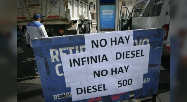 Córdoba, en alerta naranja por falta de combustibles