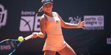 Luciana Moyano ganó tres medallas de oro en tenis