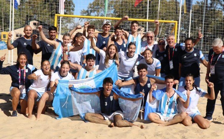 Argentina sumó oros en Hockey 5 y Beach Handball