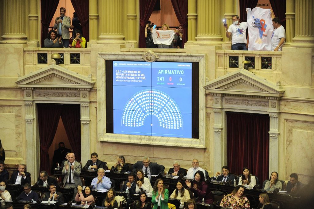 Diputados dio media sanción a un proyecto de ley integral de VIH, tuberculosis y hepatitis