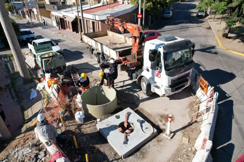 Habilitan el nuevo aliviador cloacal en Villa Páez y Alberdi Habilitan el nuevo aliviador cloacal en Villa Páez y Alberdi