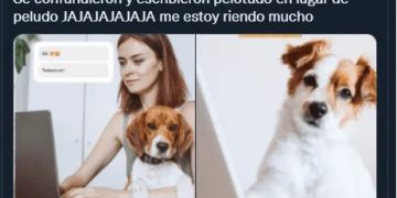 Veterinaria hizo una campaña por el 1º de mayo para quienes trabajan con sus “peludos”, pero se equivocó y escribió “pelotu…”