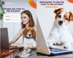 Veterinaria hizo una campaña por el 1º de mayo para quienes trabajan con sus “peludos”, pero se equivocó y escribió “pelotu…”