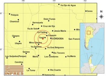 Un temblor de 3,3° agitó las sierras cordobesas esta madrugada