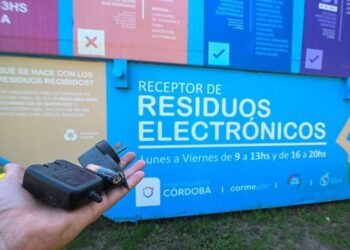 Ya son más de 1.500 kilos de residuos electrónicos recolectados por los vecinos de Córdoba